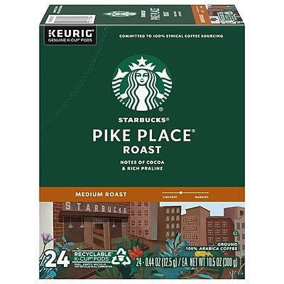 Starbucks Pike Place Coffee Keurig® K-Cup® Pods, Medium Roast, 24/Box (SBK18994)