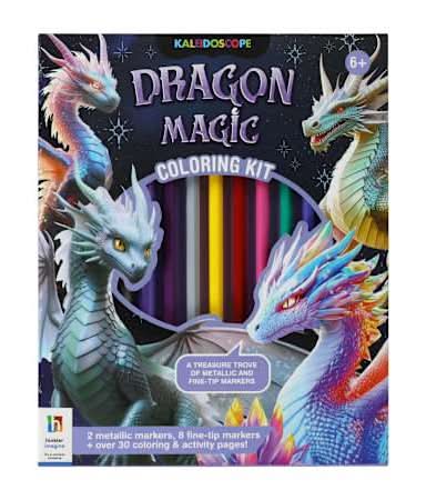 Kaleidoscope Dragon Magic Coloring Kit