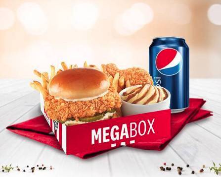 MegaBox Ke Tiras Burger  + KeTira.