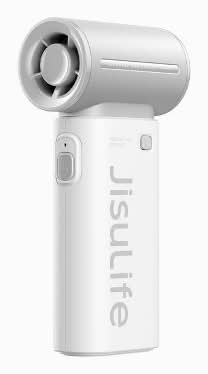 JISULIFE Foldable Portable Pocket Fan, Gray