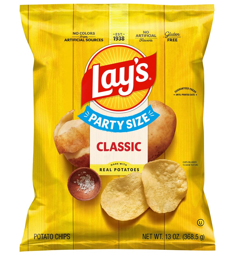 Lay's Classic Potato Chips Party Size (13 oz)