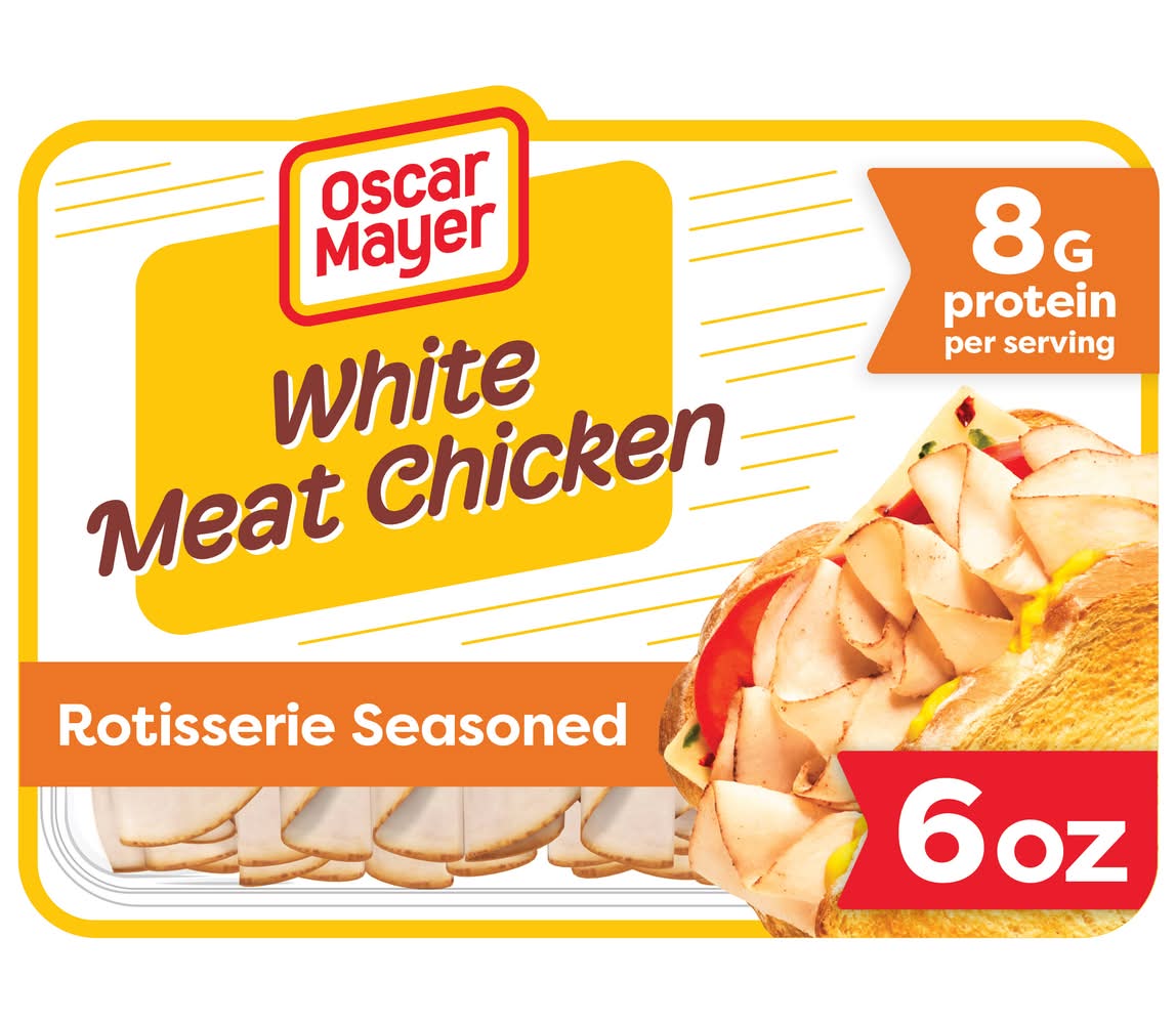 Oscar Mayer Shaved Rotisserie Seasoned White Meat Chicken (6 oz)