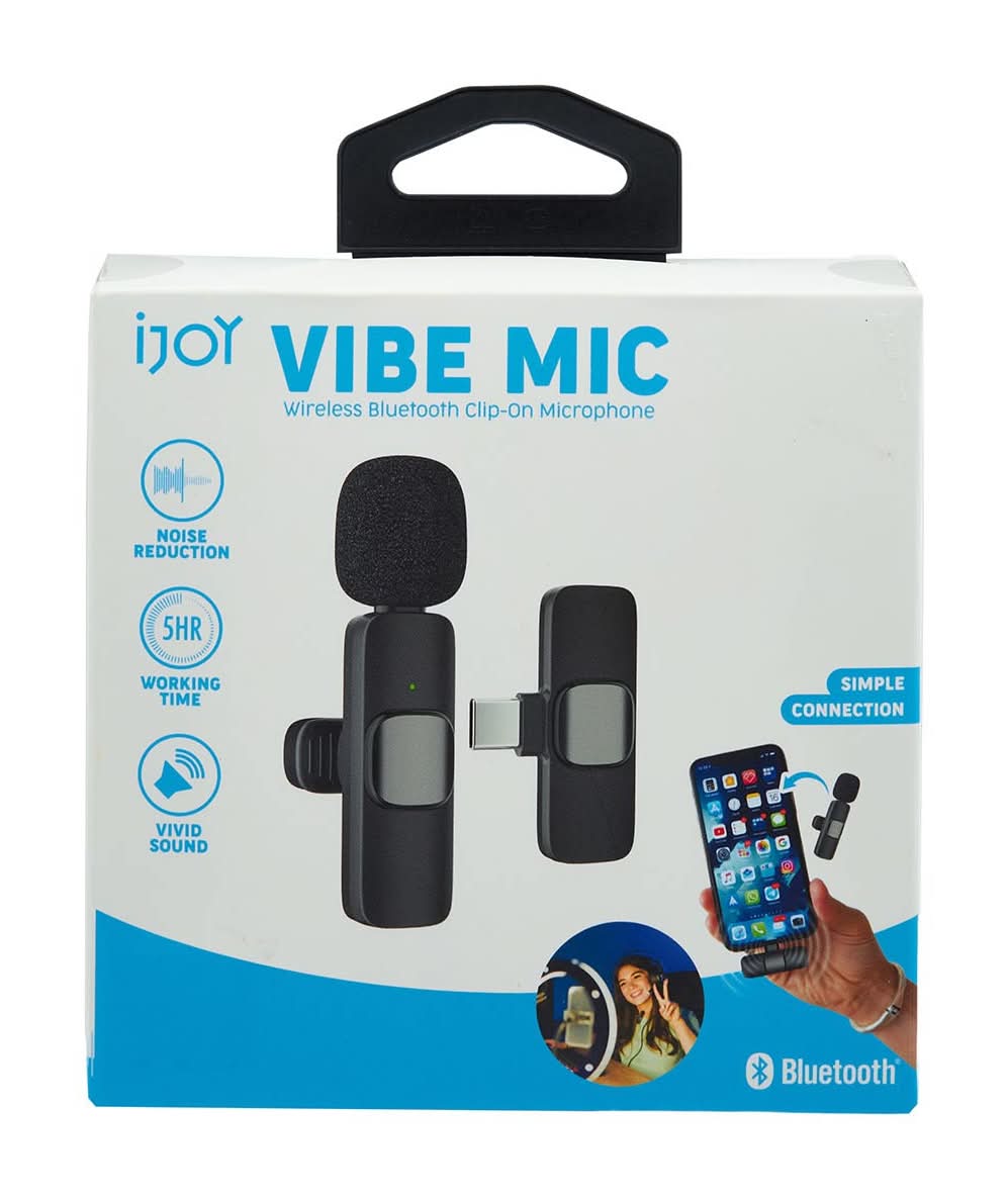Ijoy Vibe Mic Wireless Bluetooth Clip-On Microphone 1 Ct