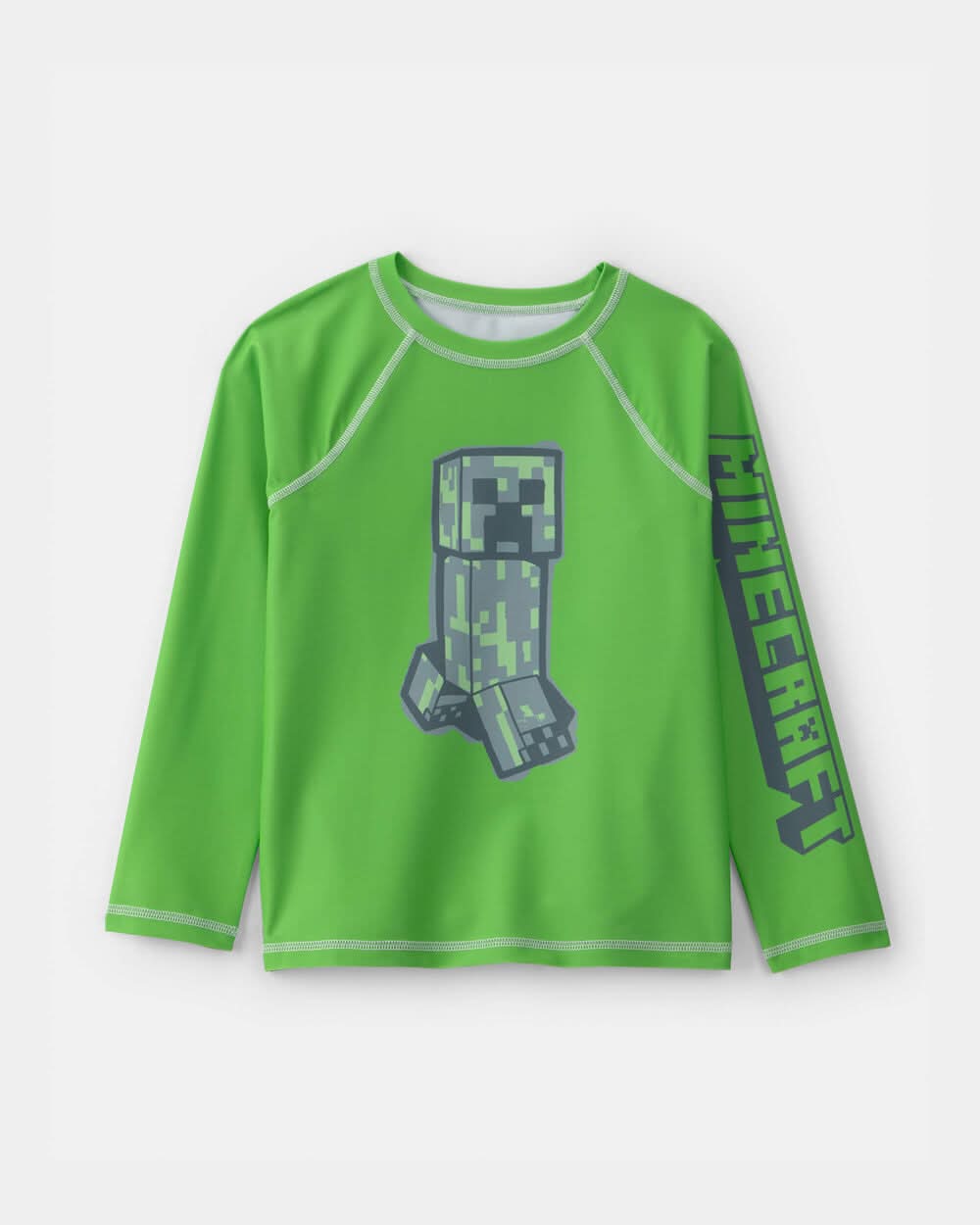 Boys Minecraft® Rashguard - Green - 4