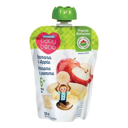Personnelle Baby Purée Banana & Apple (128 ml)