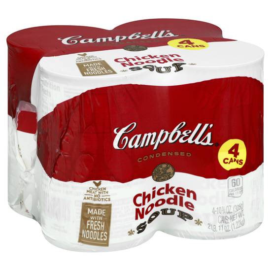 Campbell's Chicken Noodle Condensed Soup (4 ct)