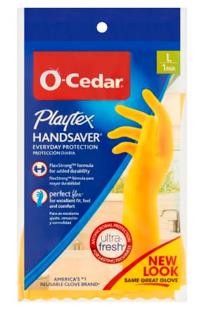 O-Cedar Playtex Handsaver Large Gloves (1.1 oz)