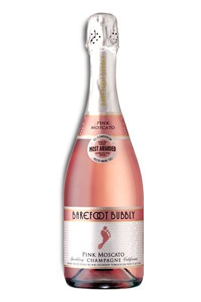 Barefoot Bubbly Pink Moscato Champagne (187ml )
