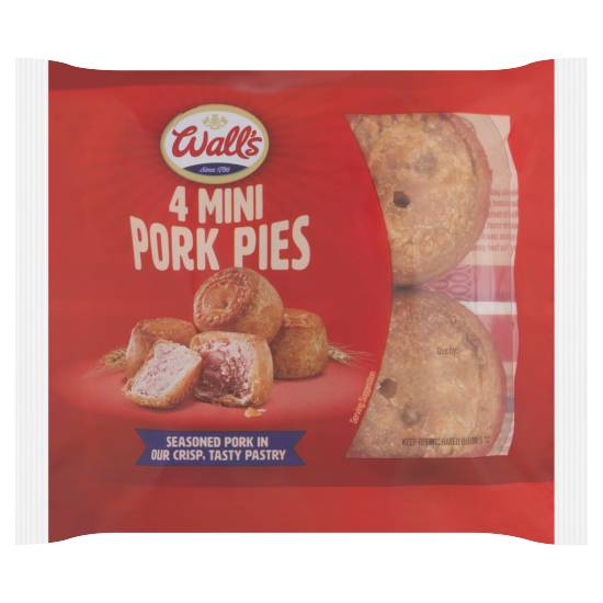 Wall's Mini Pork Pies (4 pack)