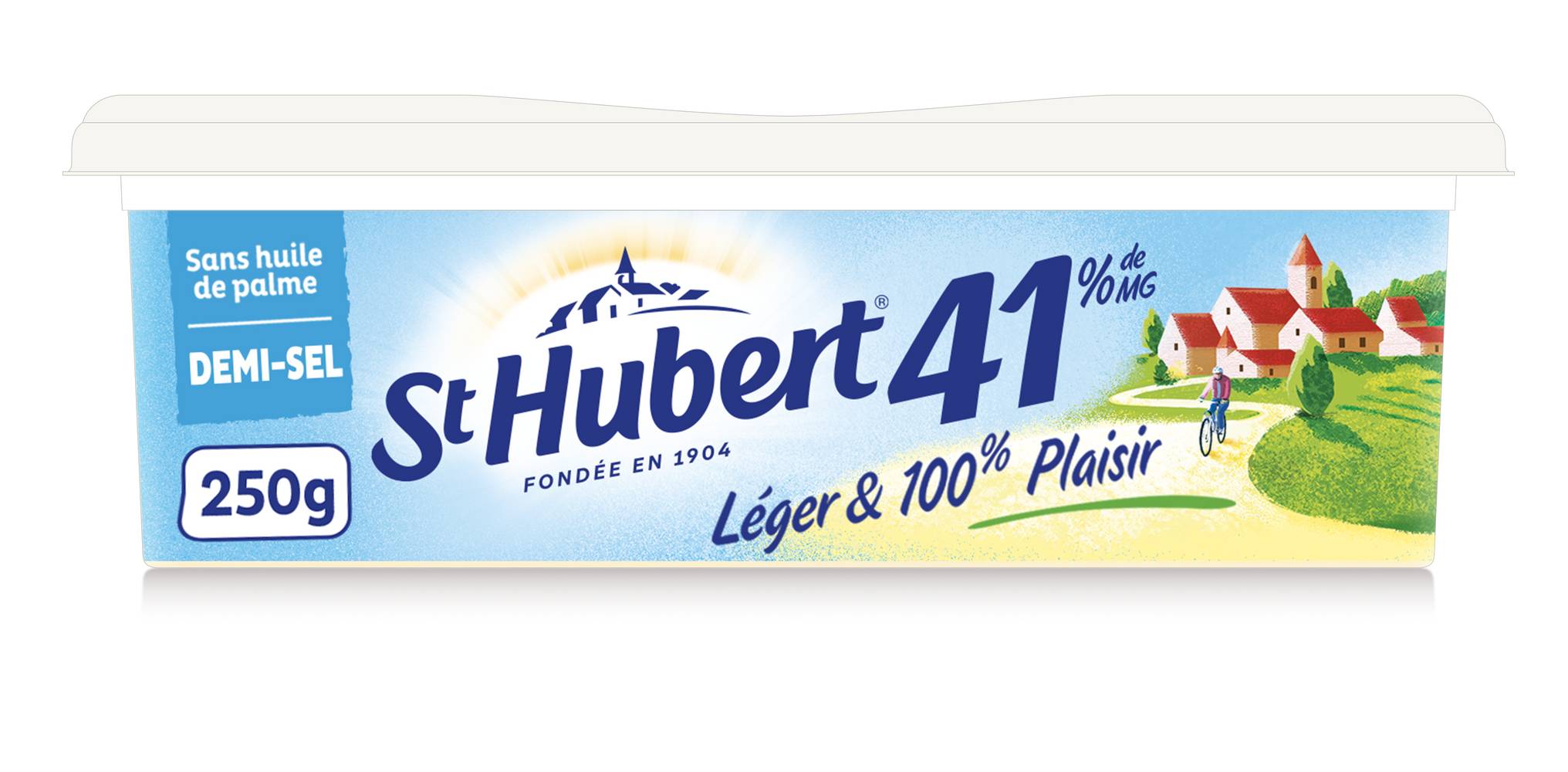 St. Hubert 41 - Margarine demi sel de mer sans huile de palme (255g)