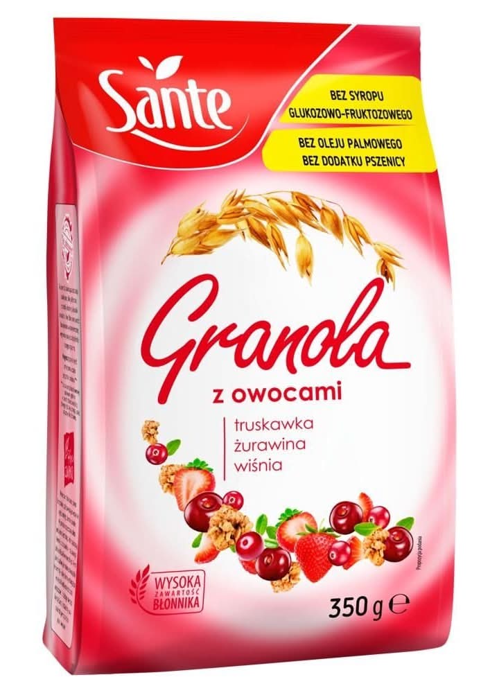 Sante Granola z owocami 350 g