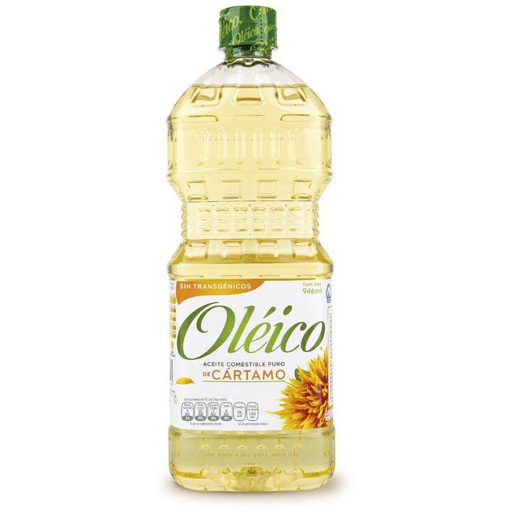 Oléico · Aceite puro de cártamo (825 ml)