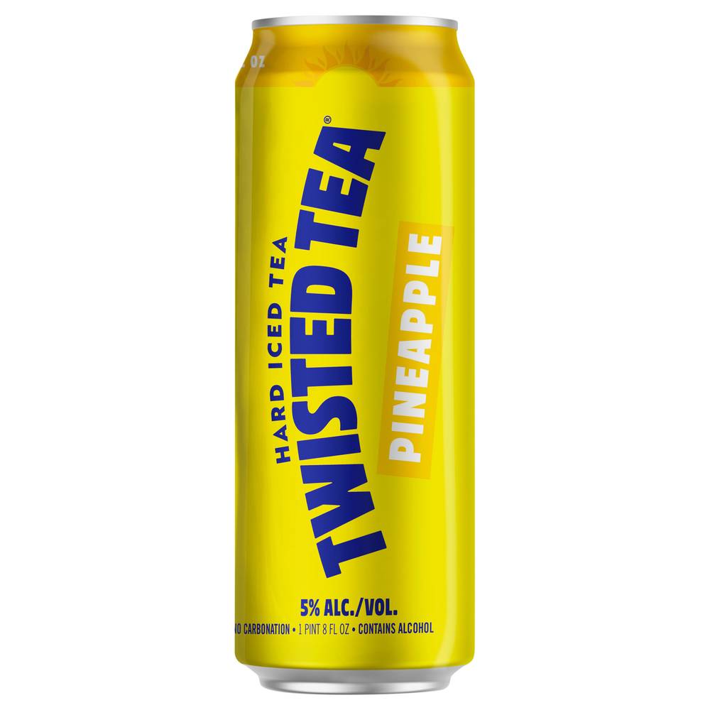 Twisted Tea Hard Iced Tea, Pineapple (24 fl oz)