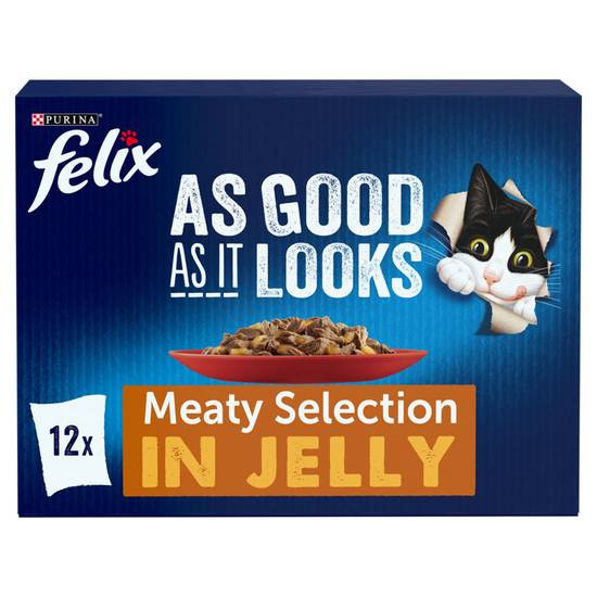 Felis AGAiL Meat Selection Pouches 12x100g