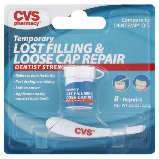 Cvs Pharmacy Lost Filling & Loose Cap Repair