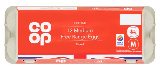 Co-op British Medium Free Range Eggs