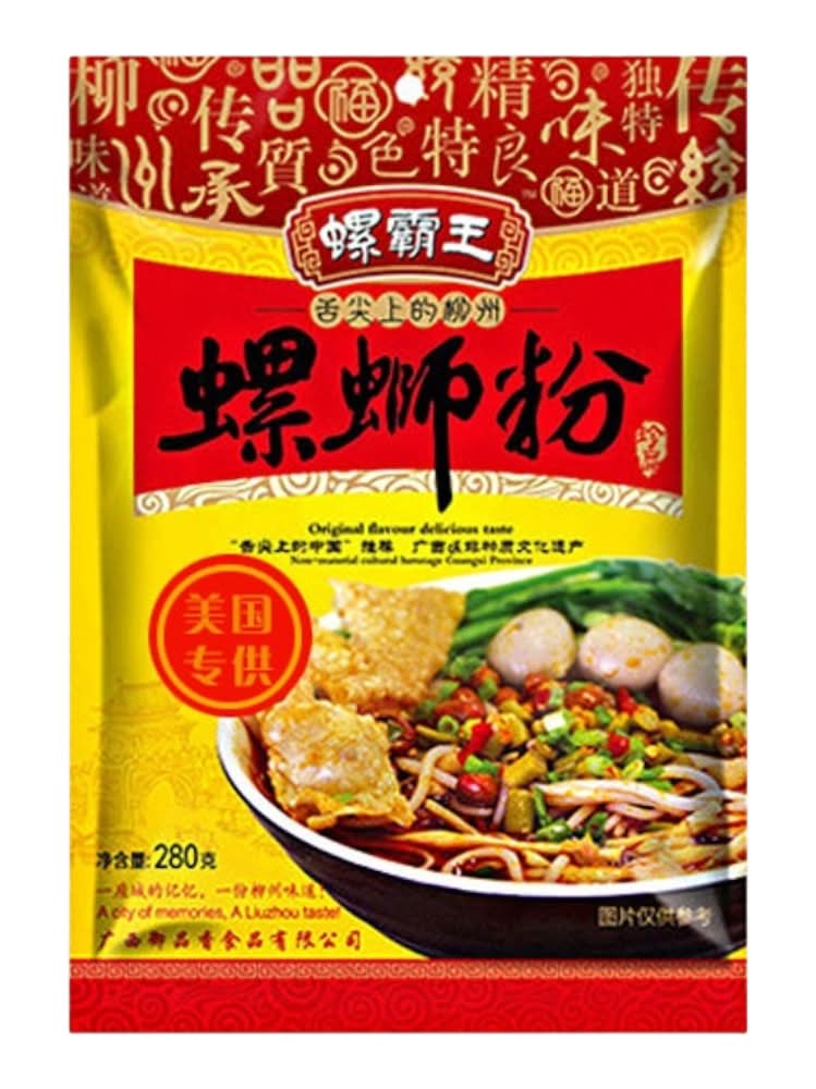 LUO BA WANG Instant Vermicelli River Snails Soup 280g
