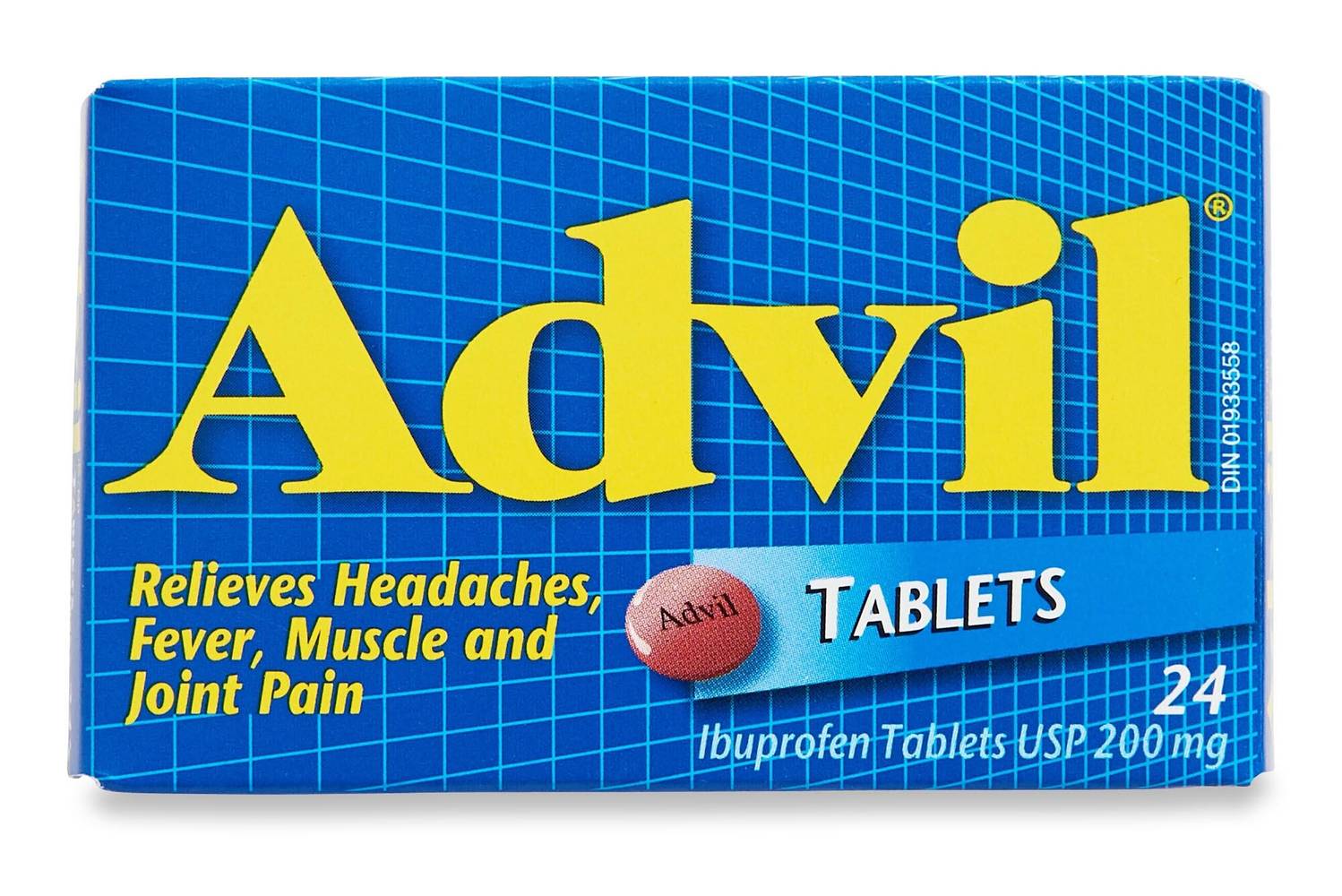 Advil Ibuprofen Usp 200 mg Tablets (40 g, 24 ct)