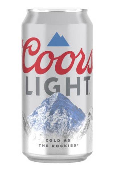Coors Light American Lager Beer (24x 12oz cans)