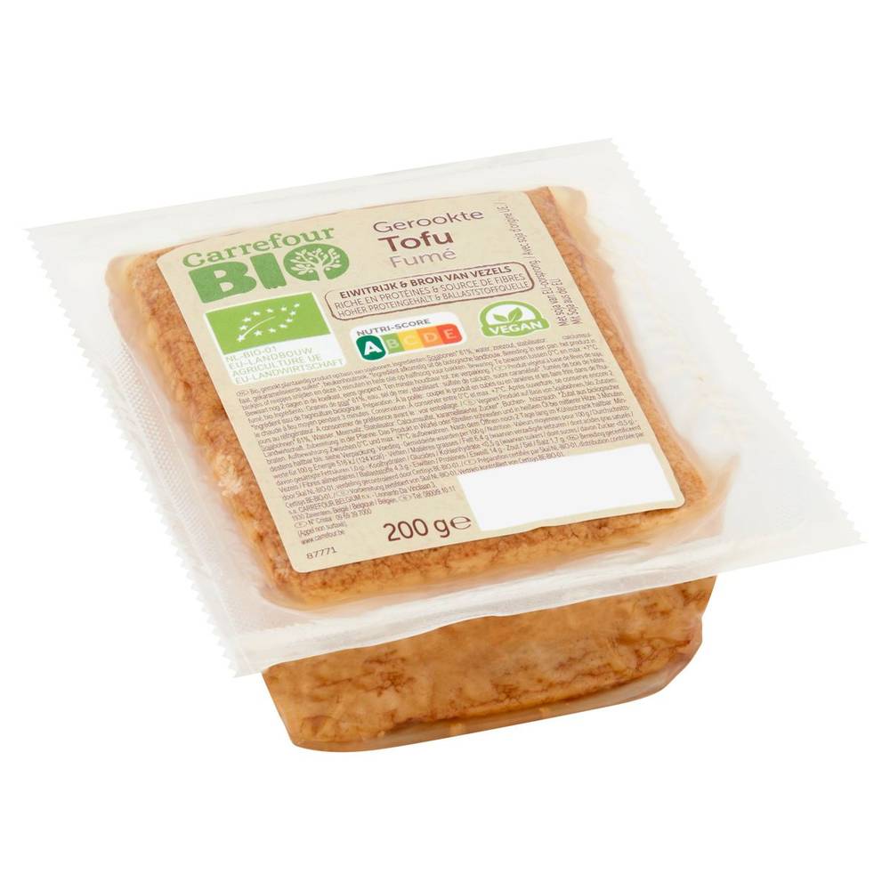 Carrefour Bio Tofu Fumé 200 g