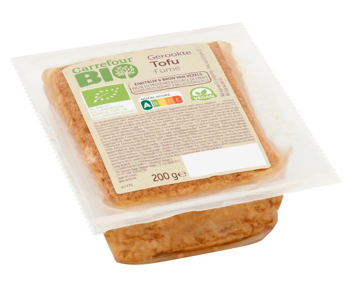 Carrefour Bio Tofu Fumé 200 g