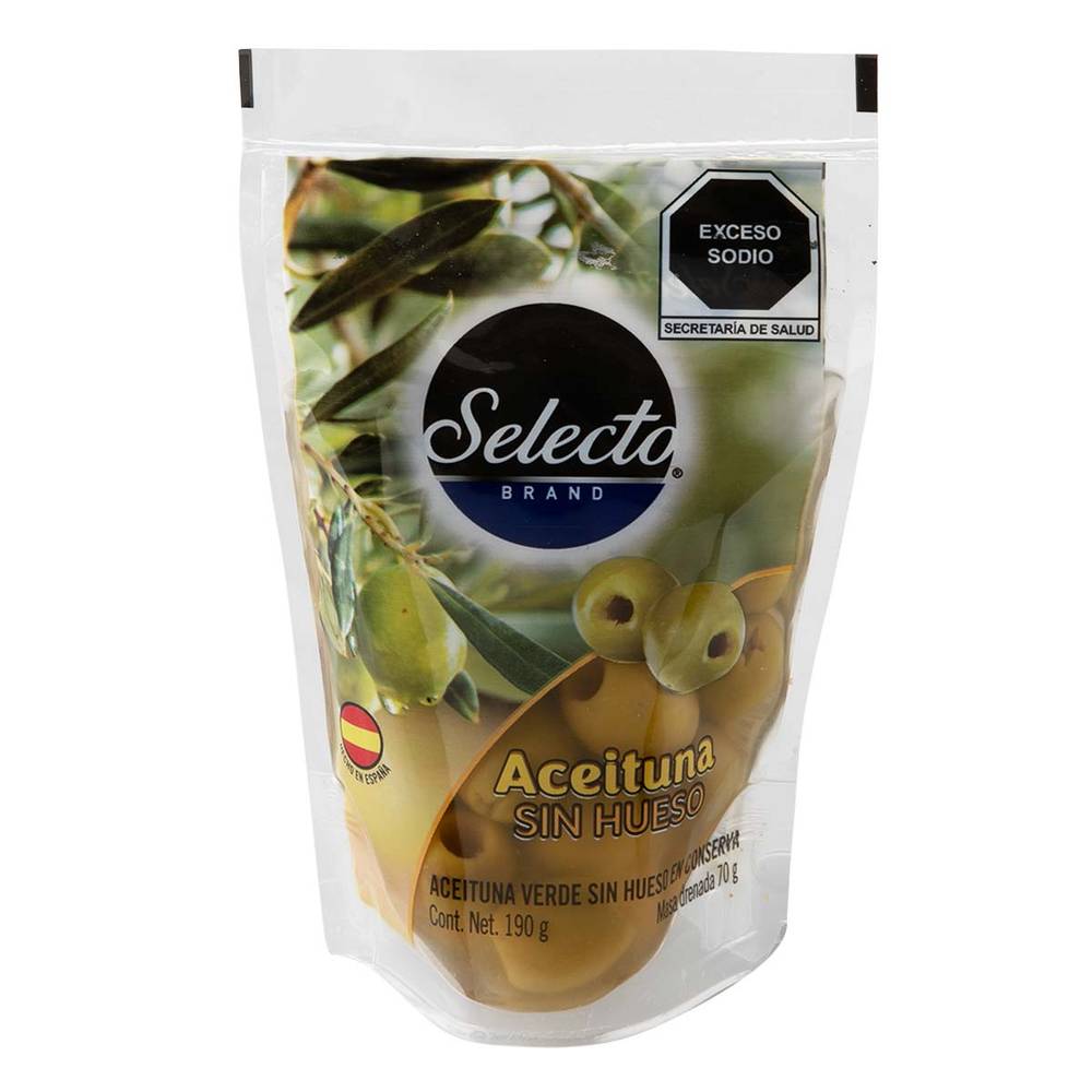 Selecto aceitunas sin hueso (190 g)