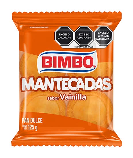Bimbo · Mantecadas pan dulce, vainilla (4 un)
