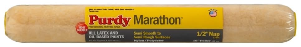 Purdy 18-in x 1/2-in Nap Marathon Standard Knit Paint Roller Cover