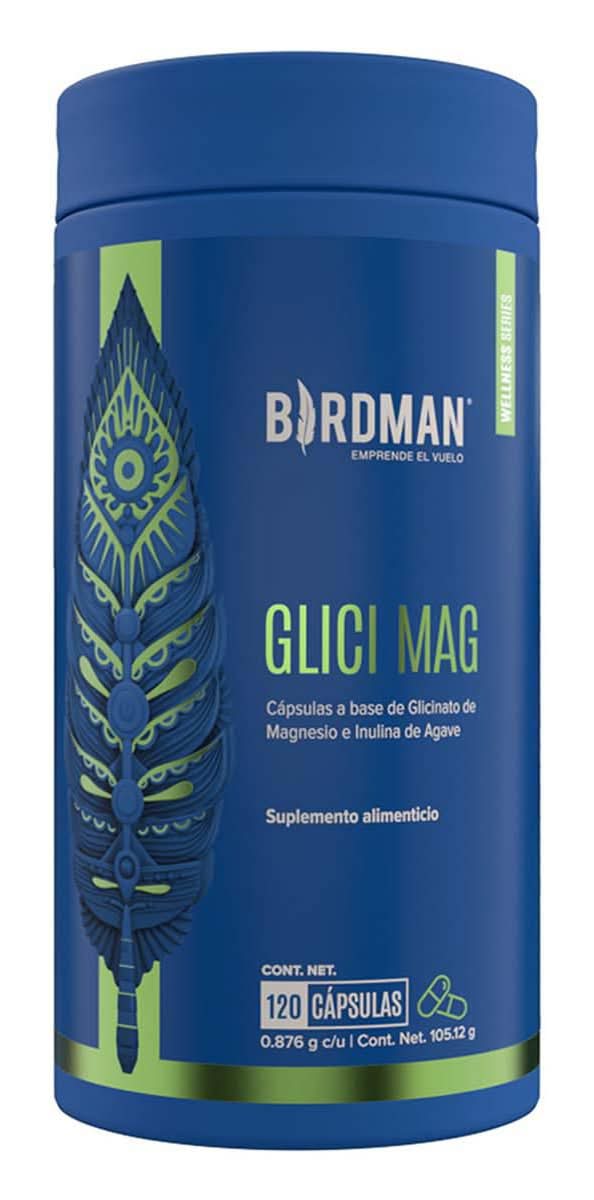 Birdman · Suplemento alimenticio glici mag 400 mg (120 un)