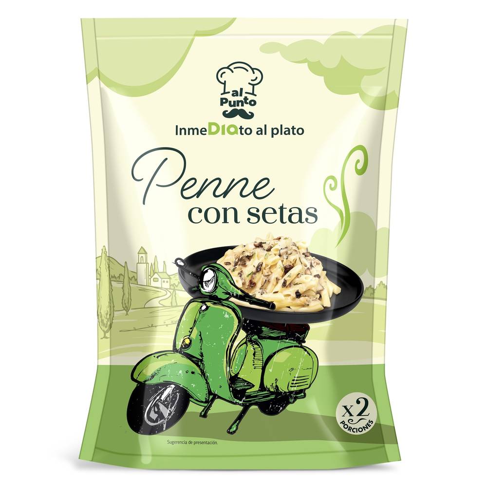 Penne Con Setas Al Punto Dia Bolsa 145 G