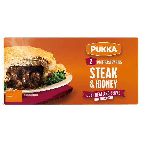 Pukka Puff Pastry Pies Steak & Kidney