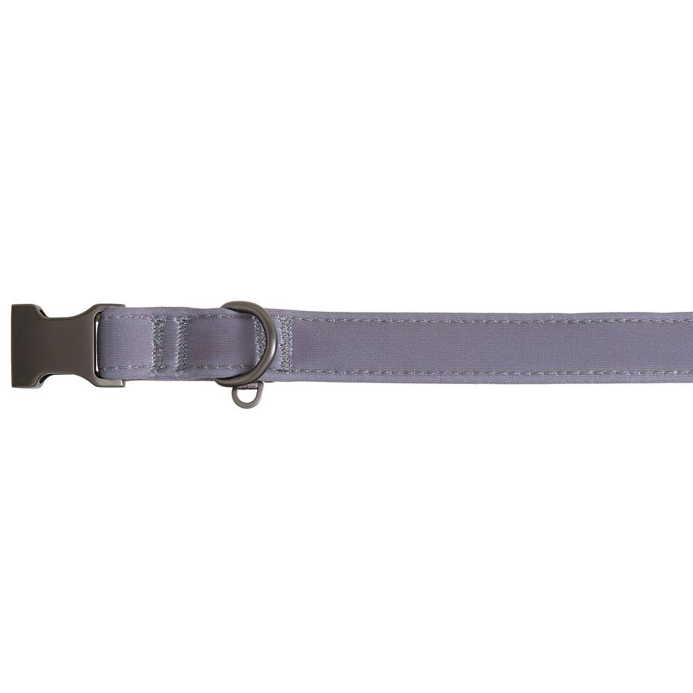 Top Paw® Charcoal Comfort Neoprene Dog Collar (Color: Charcoal, Size: Large)