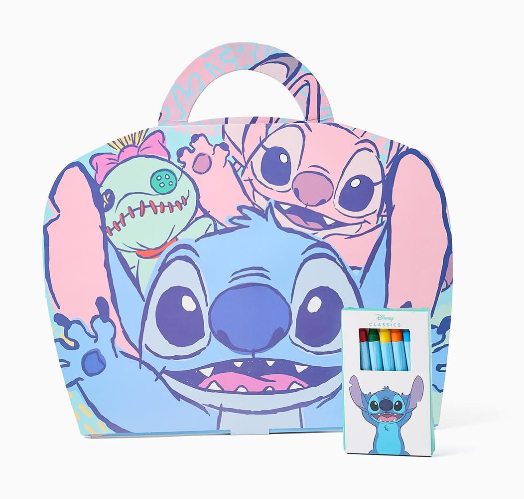 Álbum De Atividades Para Colorir Stitch Da Cerdá Para Criança (Azul - Único)