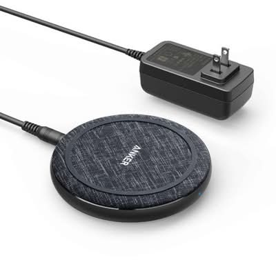 Anker Powerwave Ii 15w Qi Wireless Charging Pad, Black