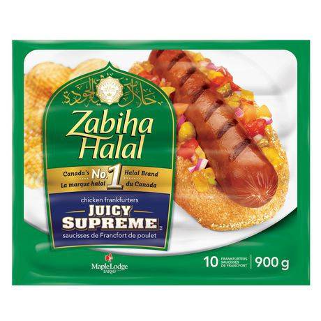 Zabiha Halal Juicy Supreme Frankfurters (900 g)