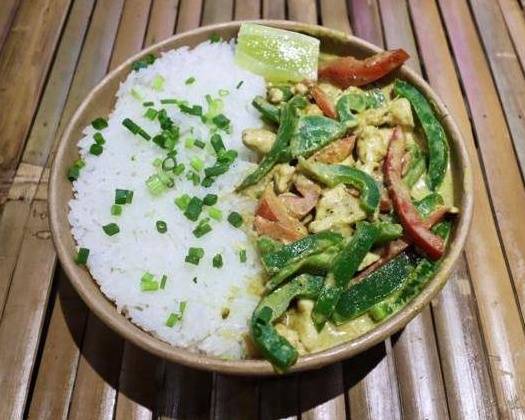 Plat sauce curry vert 🧨