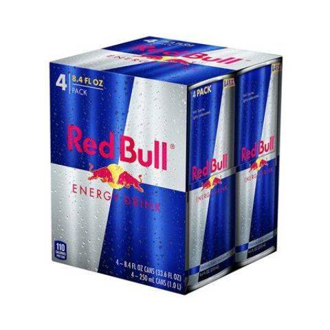 Red Bull Energy Drink (4 pack, 8.4 fl oz)