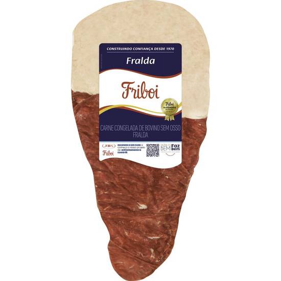 Friboi Fraldinha bovina congelada (embalagem: 1,35 kg aprox)