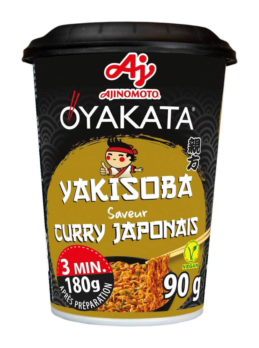 Oyakata - Nouilles sautées yakisoba, curry japonais (90g)
