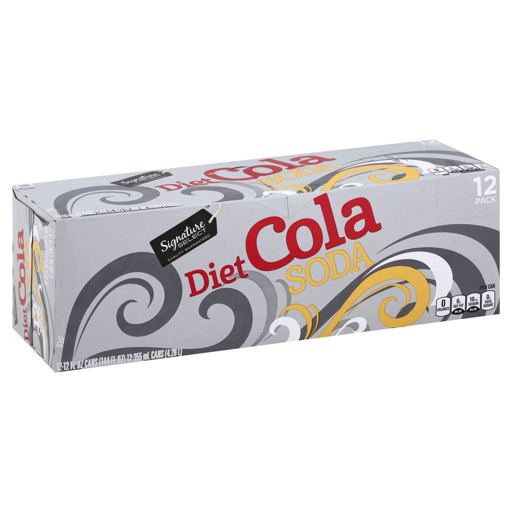 Signature Select Diet Cola Soda (12 x 12 fl oz)