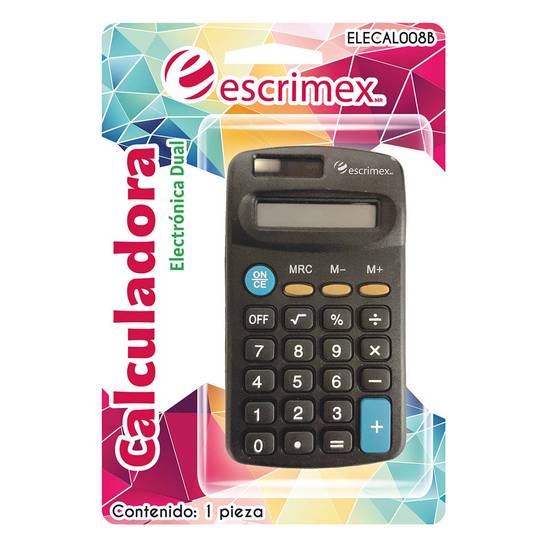 Escrimex calculadora electrónica dual (1 pieza)