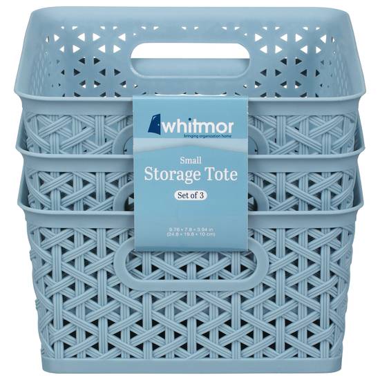 Whitmor Storage Tote Small (3 ct)