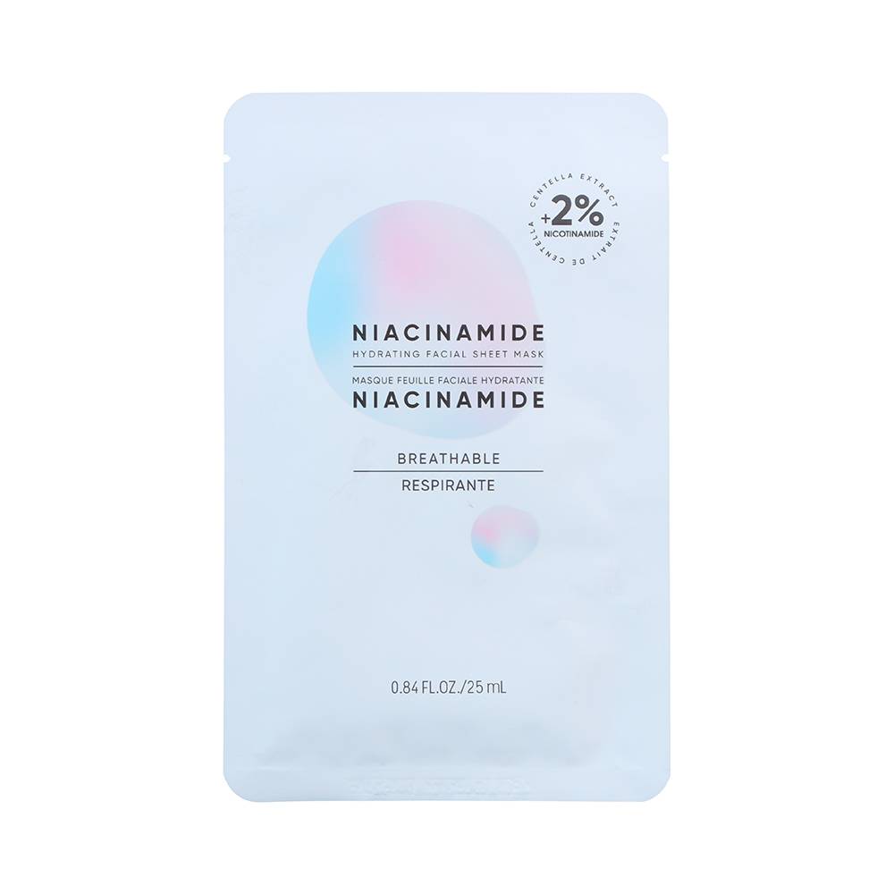 Miniso mascarilla facial hidratante niacinamida (sobre 25 ml)