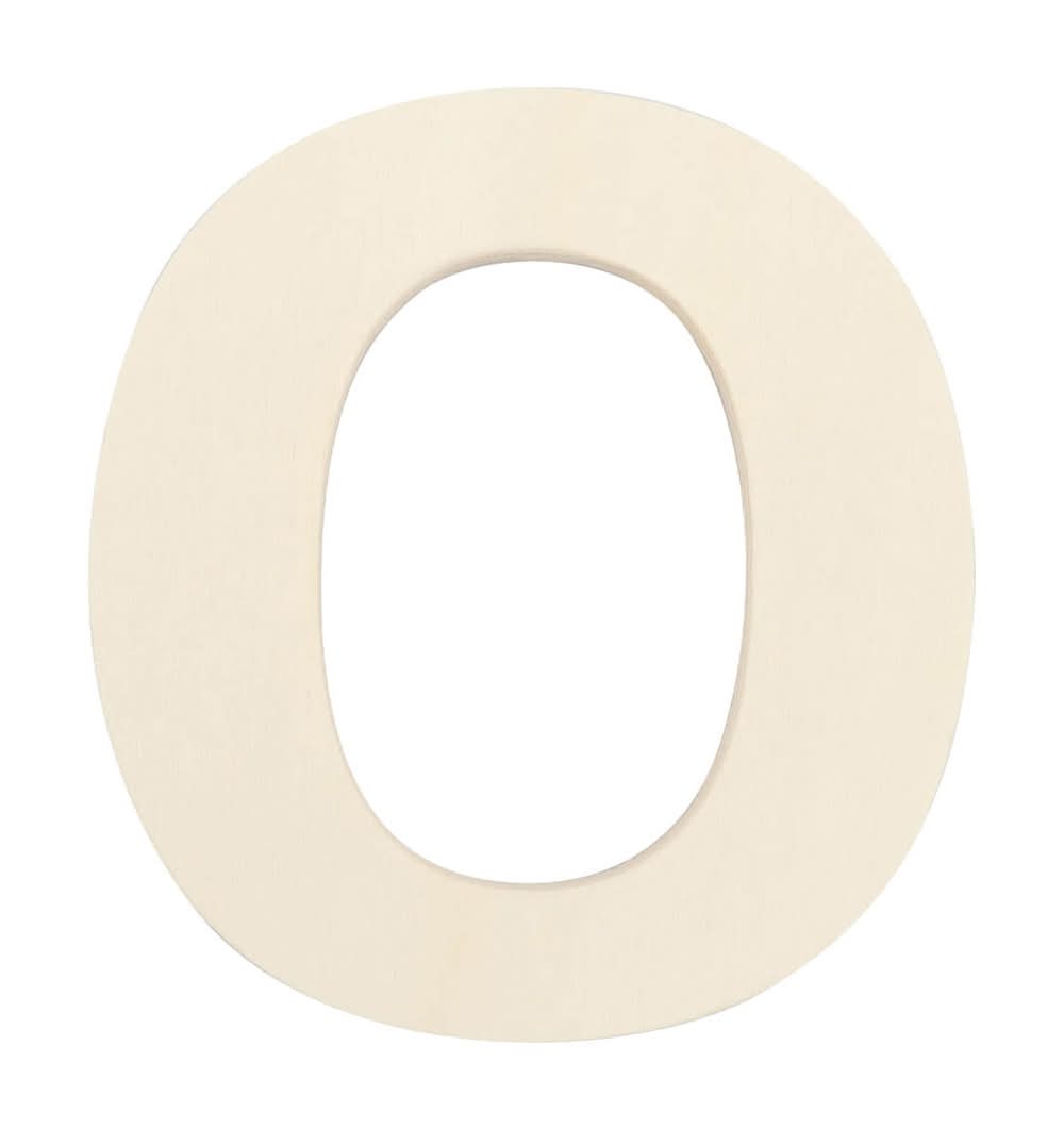Wooden Letter O