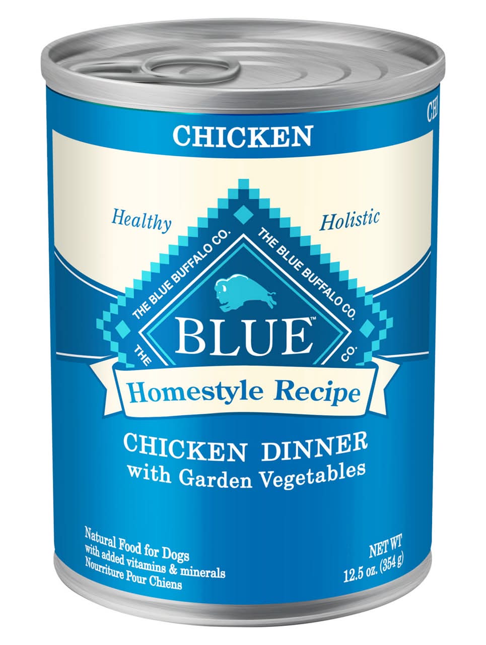Blue Buffalo Blue Food for Dogs, Natural, Chicken Dinner with Garden Vegetables