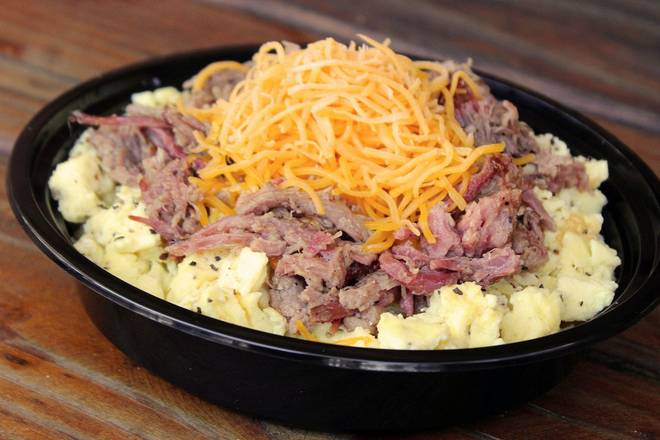 Brisket, Egg and Cheese Bowl