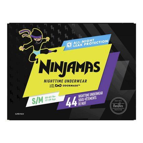 Ninjamas Nighttime Bedwetting Underwear For Boys (44 units)