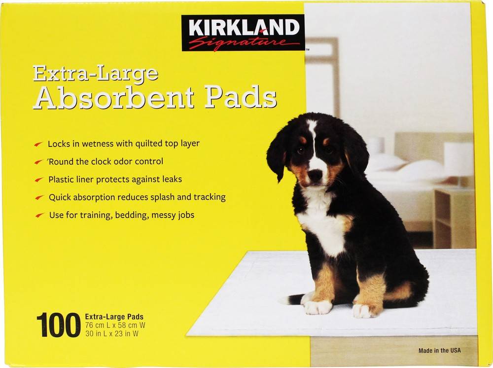 Kirkland Signature Extra-Large Absorbent Pads (100 ct) (30"x23")