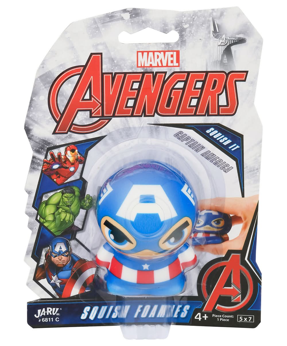 Marvel Avengers Captain America Squish Foamies 4+