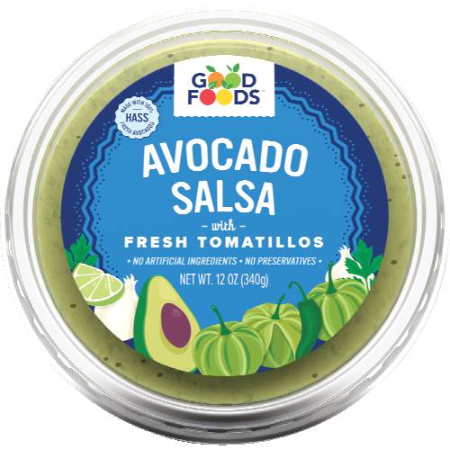 Good Foods Avocado Tomatillo Salsa